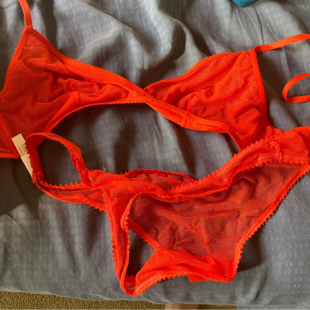 J Crew bra and thong.